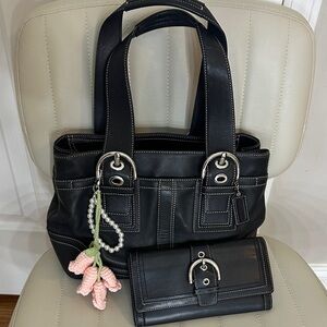 Coach Soho bag + Matching Wallet